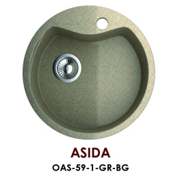Мойка для кухни Omoikiri Asida (OAS-59-1-GR-SA) бежевый