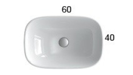 Раковина напольная Globo Genesis (GEM611X) белый
