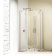Душевой уголок Huppe Design elegance 8E1703, 100 х 100 см, стекло прозрачное