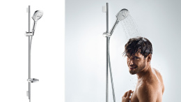 Фото Душевой гарнитур Hansgrohe Raindance (27856400) хром, белый