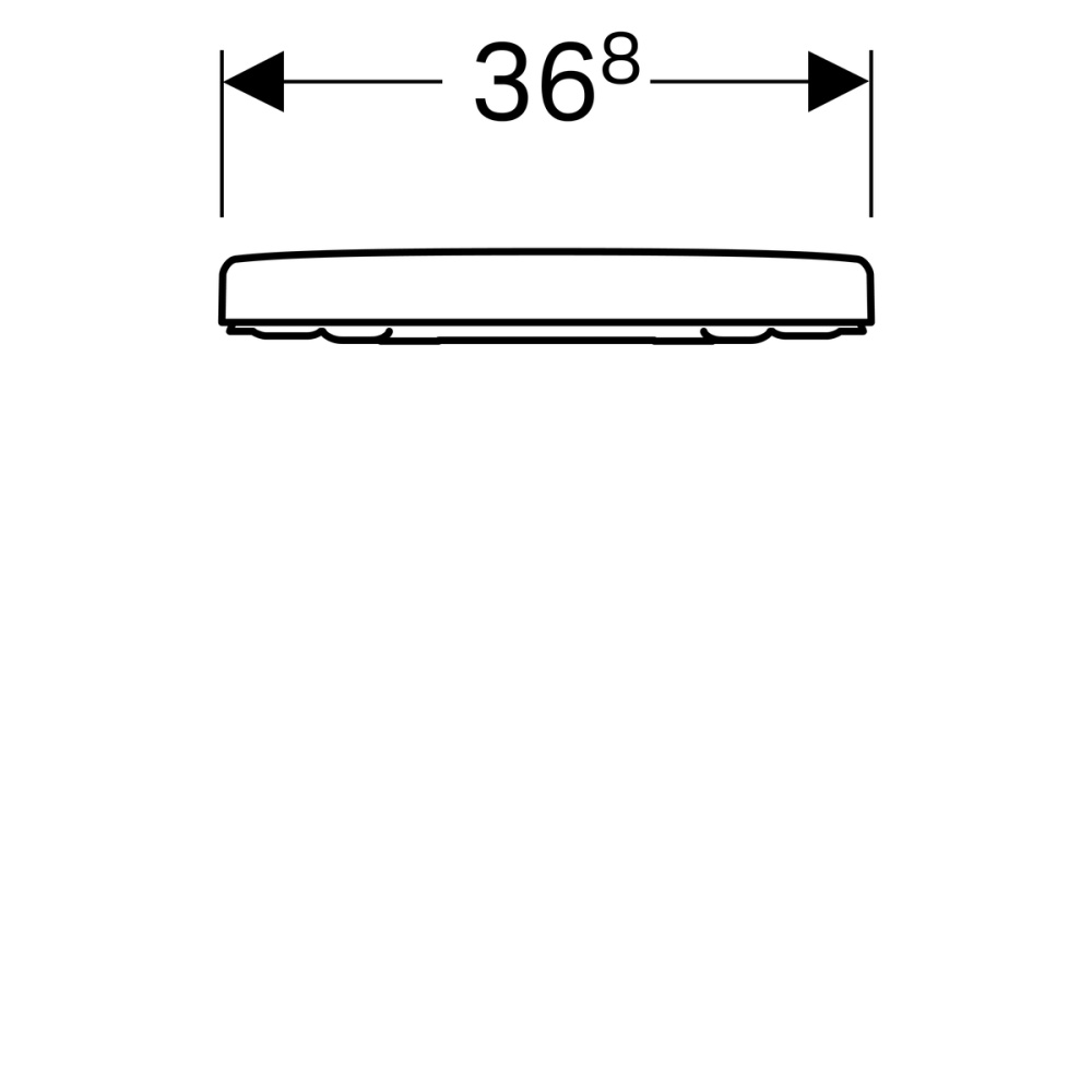 Geberit Renova Plan 573085000 Сиденье с крышкой, для унитаза