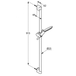 Душевой гарнитур Kludi Freshline (6784091-00) белый