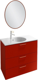 Фото Тумба под раковину Jacob Delafon Odeon Rive Gauche 70 см, EB2531-RX-M69, цвет тёмно-красный матовый,