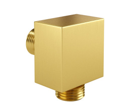 Фото Подключение шланга WasserKRAFT A177, PVD-покрытие матовое золото