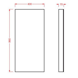 Зеркало ArtCeram Mirrors (ACS011)