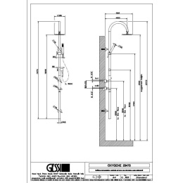 Душевая система Gessi Minimali Tondo (23473#031) хром