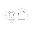 Сиденье для унитаза VitrA Nest (Нест) 220-003R409 круглое белое дюропласт с микролифтом быстросъемно