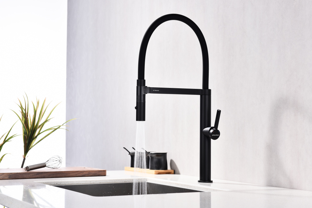 Смеситель для кухни Paulmark Leader (Le214101-401) антрацит