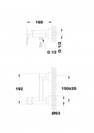 Фото Teka Palma 652311200 Смеситель для душа