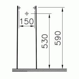 Пьедестал для раковины Vitra S50 (6936B003-7035) белый