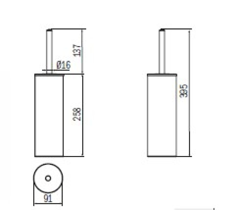 Ершик для унитаза Inda My Art AV014AWM08Y