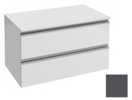 Шкаф подвесной Jacob Delafon Vox 80 см, EB2061-RA-442, цвет - серый антрацит глянцевый