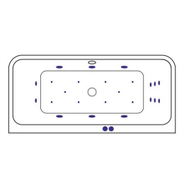 Фото Excellent Arana WAEX.ARA18.ULTRA Ванна 180x85 "ULTRA" (хром)