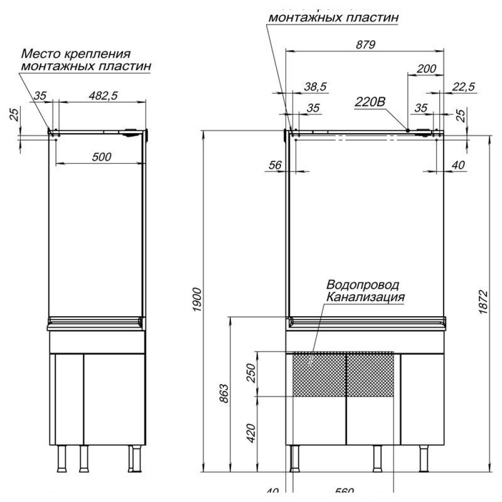 Мебель для ванной Aquanet Корнер 89 L белый (закрытый)