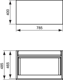 Подстолье для раковины T7268 Ideal Standard Step