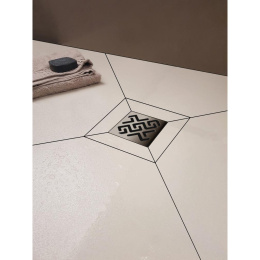 Душевой трап Berges Zentrum Antik 150х150 (094465) бронза