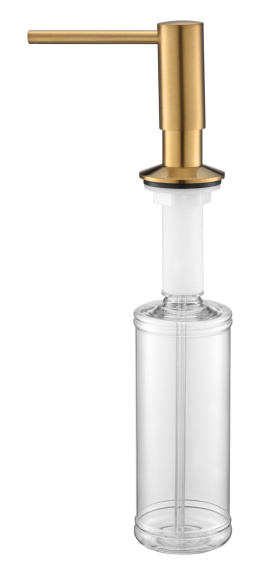 Дозатор для жидкого мыла DECUS, D004-BG, брашированное золото, Paulmark D004-BG