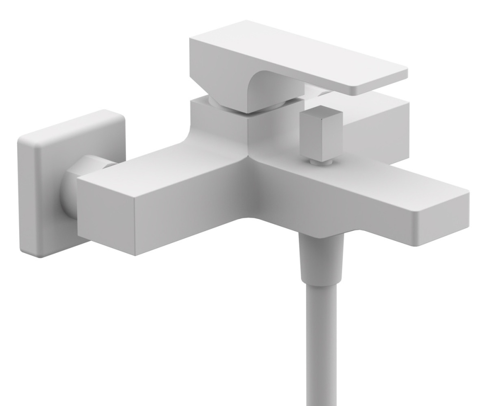 Remer Absolute AU05BO Смеситель для ванны (белый матовый), ручной душ приобретается отдельно