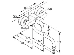 Фото Смеситель для кухни Kludi Logo Neo (379240575) хром