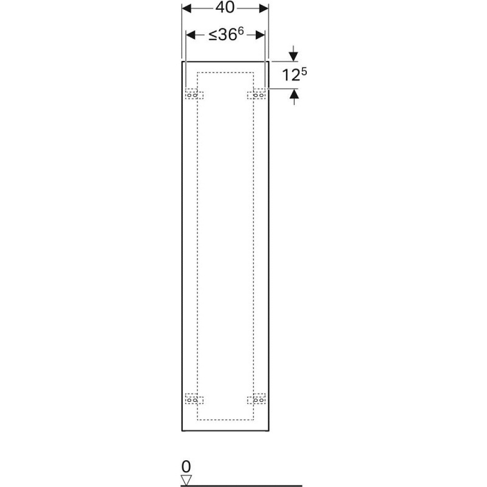 Фото Geberit Xeno2 500.503.00.1 Шкаф, пенал