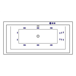 Excellent Crown Grand WAEX.CRG19.SMART Ванна 190x90 "SMART" (хром)