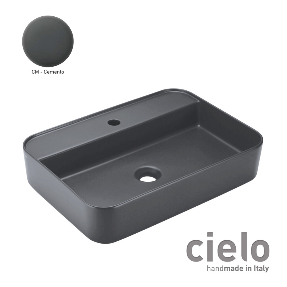 Ceramica CIELO Shui Comfort SHCOLARF CM Раковина для ванной комнаты 60*43 см, подвесная - накладная 