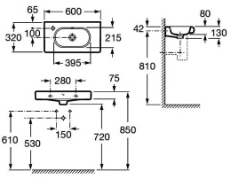 Фото Раковина Roca Meridian (32724X000) белый
