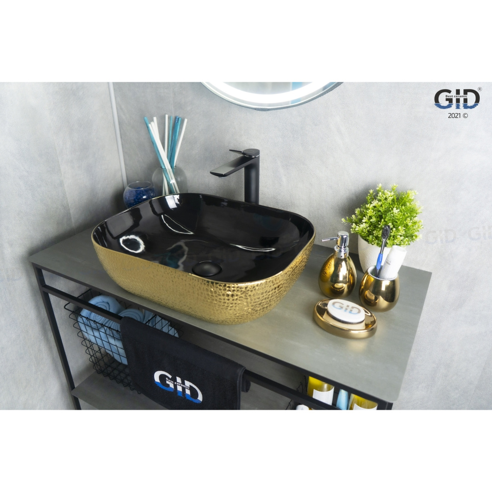 Раковина накладная Gid D1302h024