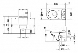 Крышка-сиденье Duravit Darling New 0069890000, белый