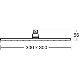 Верхний душ Ideal Standard IDEALRAIN PRO B9844AA