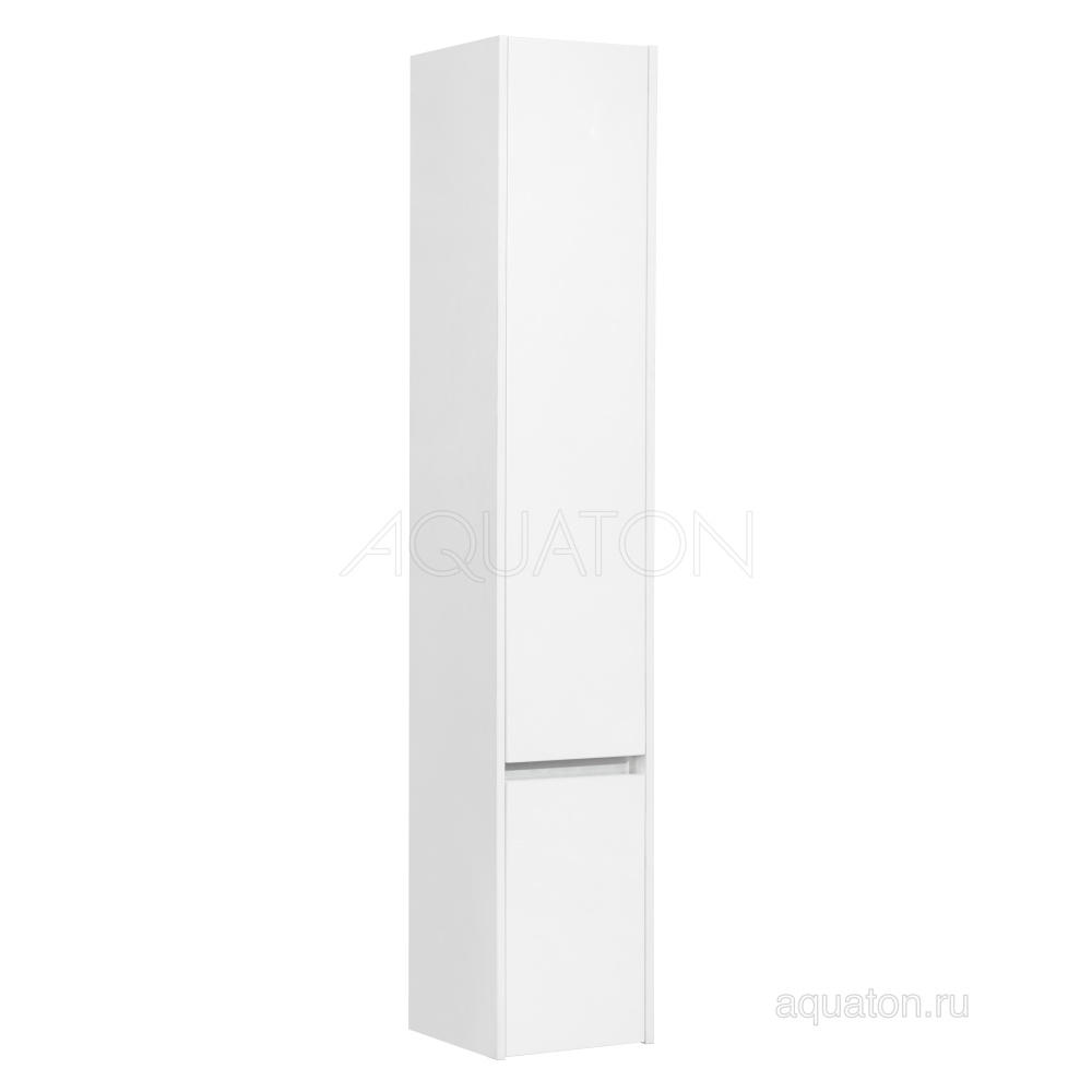 Шкаф - колонна Aquaton Стоун правый белый 1A228403SX01R