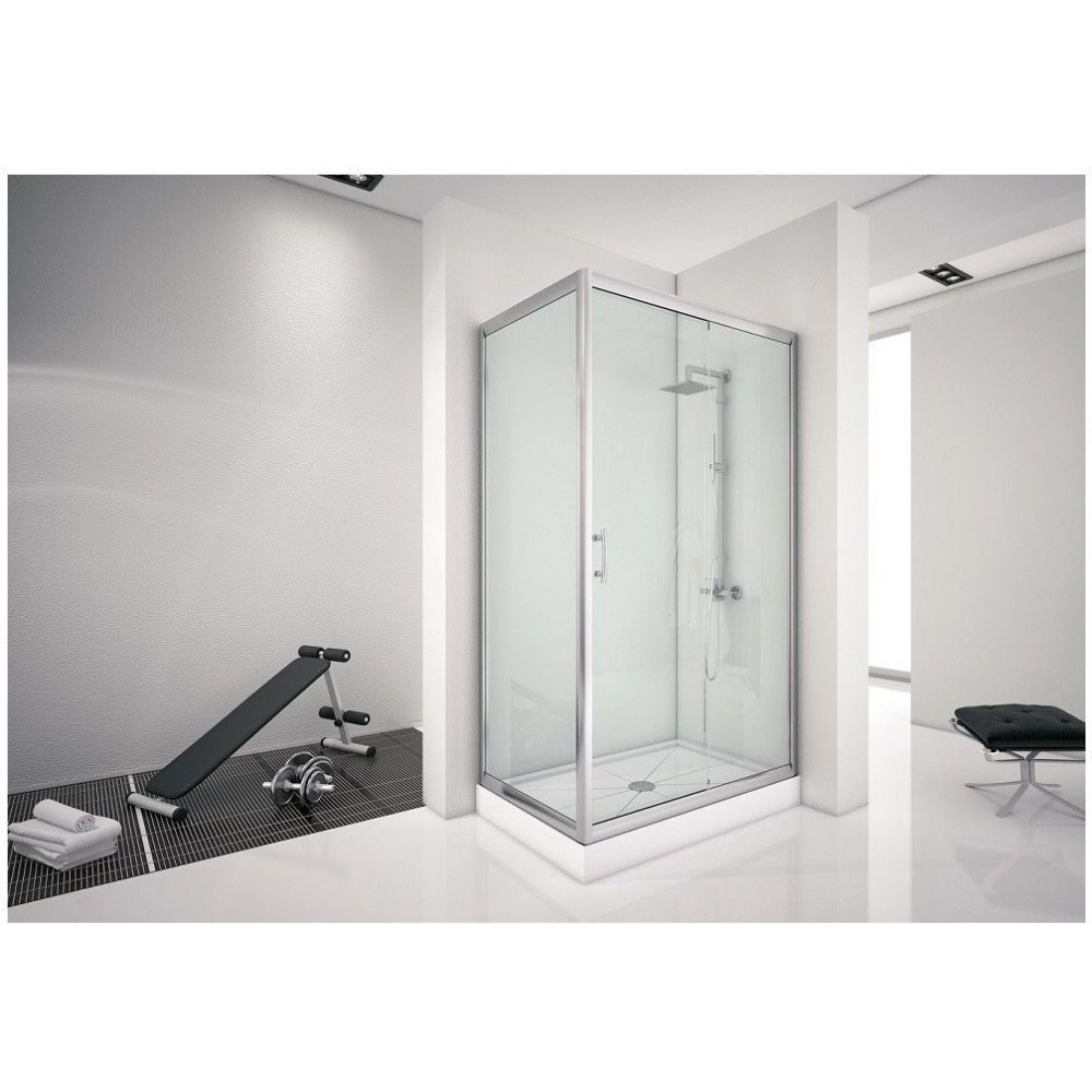 Душевой уголок Aquanet Alfa NAA1131 150x80, прозрачное стекло