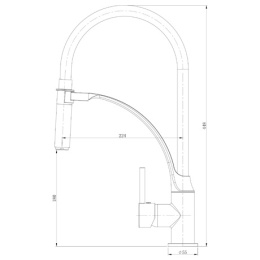 Смеситель для кухонной мойки Lemark Soul (LM6007C)