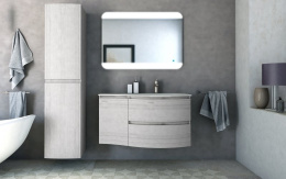 Шкафчик подвесной с одной распашной створкой, правый VAGUE CEZARES 54906 Grigio talpa opaco