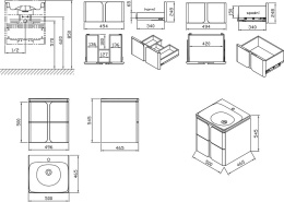 Фото Тумба под умывальник Ravak (X000001365)