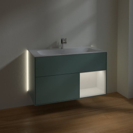 Villeroy Boch Finion G040GFGM Тумба под раковину 996х498 мм (glossy white/olive matt)