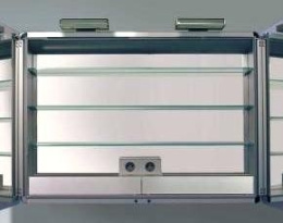 Фото Зеркальный шкаф Keuco Elegance 21603176302, алюминий