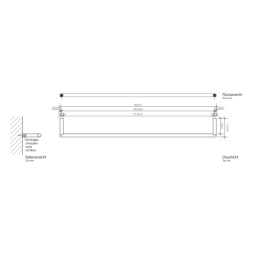 Держатель для полотенца Decor Walther Mikado (0520950), белый