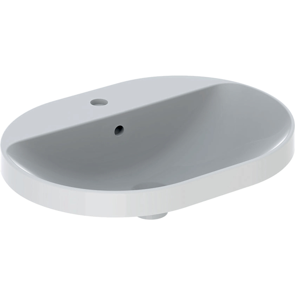Geberit Variform 500.732.01.2 Раковина, встраиваемая сверху, накладная
