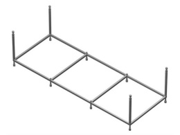 Каркас для ванны 70х164 Am.Pm Spirit (W72A-170-075W-R2) серый