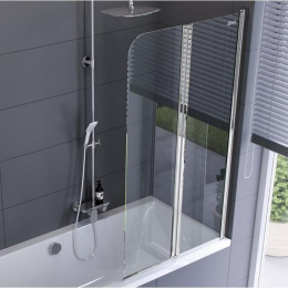 Excellent Fliper KAAX.1309.800.PR Шторка для ванны 80 см (хром) правая