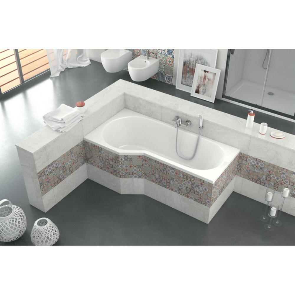 Акриловая ванна 160x80 Excellent (WAEX.BSL16WH), асимметричная