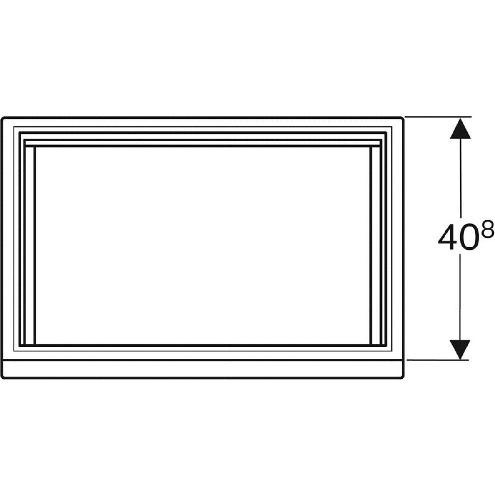 Geberit Renova Plan 869752000 Тумба для раковины, с ящиками выдвижными