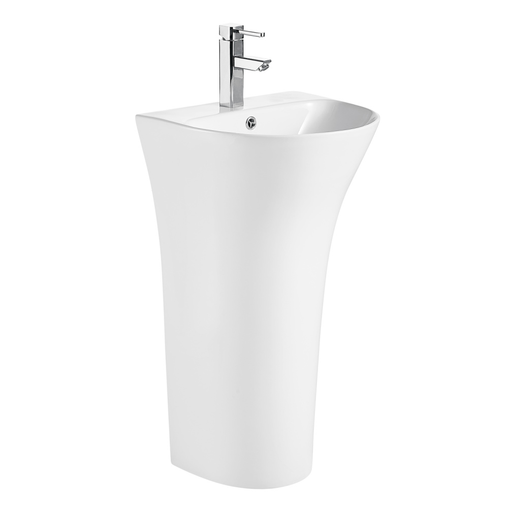 Фото Раковина напольная Azario FRETTA ROUND (AZ-307) Белый