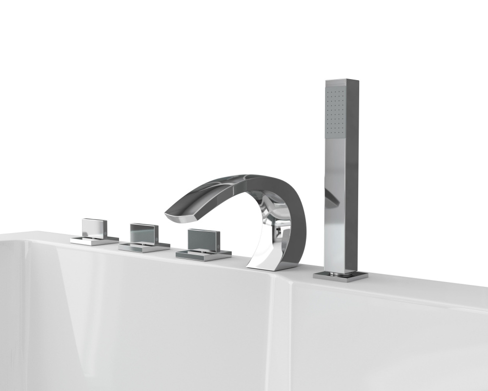 Ванна гидромассажная 135х135 Grossman (GR-13513) белый глянцевый