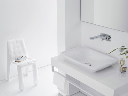 Смеситель для раковины Hansgrohe PuraVida (15084400) хром, белый