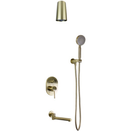Фото Душевая система Bronze de Luxe Scandi (14582-501BR) бронза