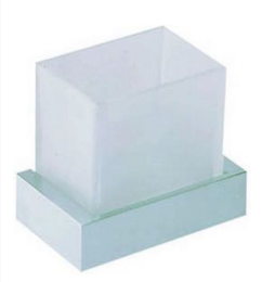 Фото Стакан для зубных щеток Cisal Quad QU09050021, хром