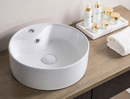 Раковина 37 см BelBagno (BB1400) круглая, санфаянс