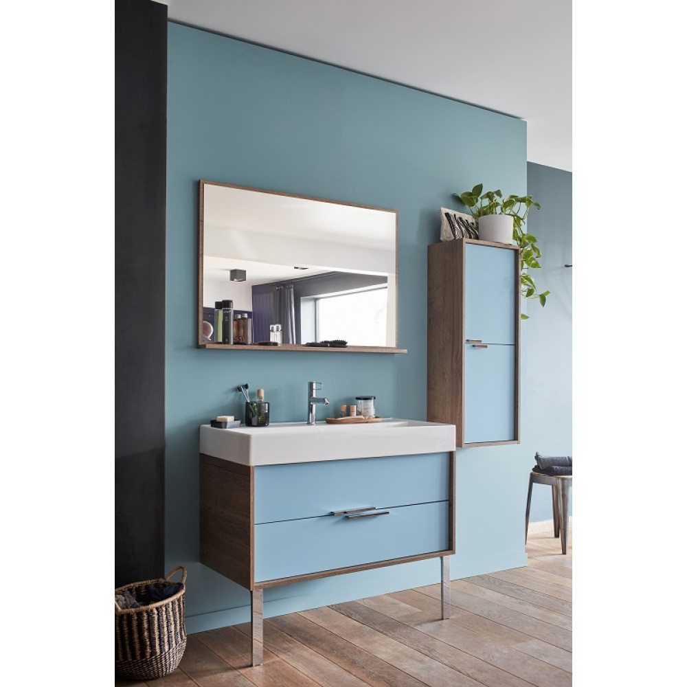 Зеркало Jacob Delafon Vivienne EB1598-E70, 100 х 70 см, с полочкой, цвет арлингтонский дуб